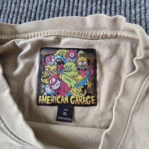 American Garage T Shirt Mens XL Ramen Noodles Takeout Urban Street Wear